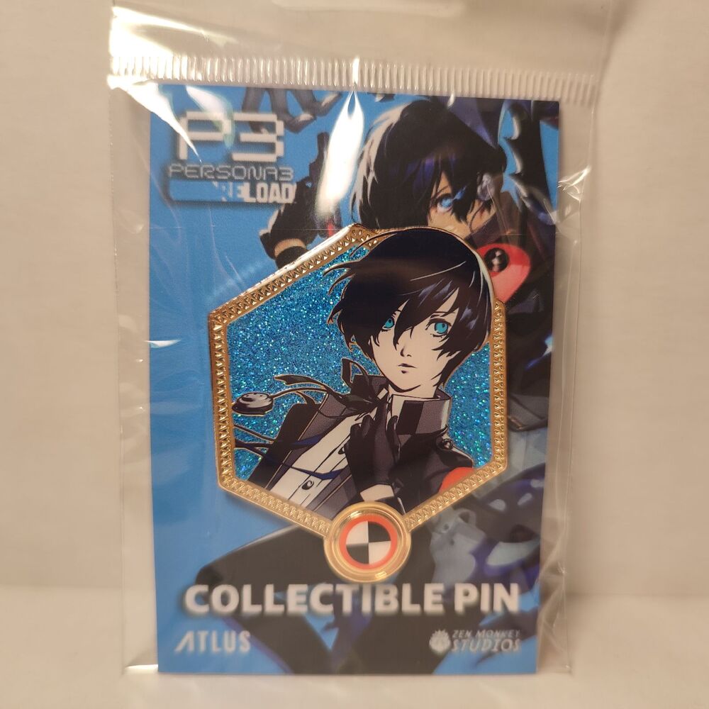 Persona 3 Makoto Yuki All Out Attack Enamel Pin Official Atlus Collectible